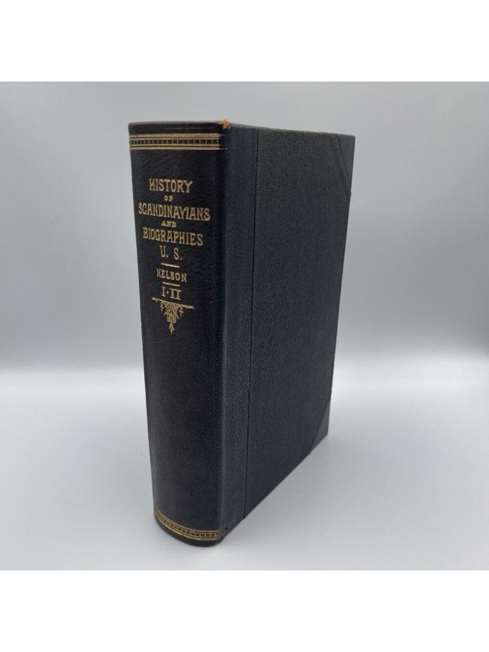 Antique History of the Scandinavians And Biographies US 1904 Nelson Book I-II